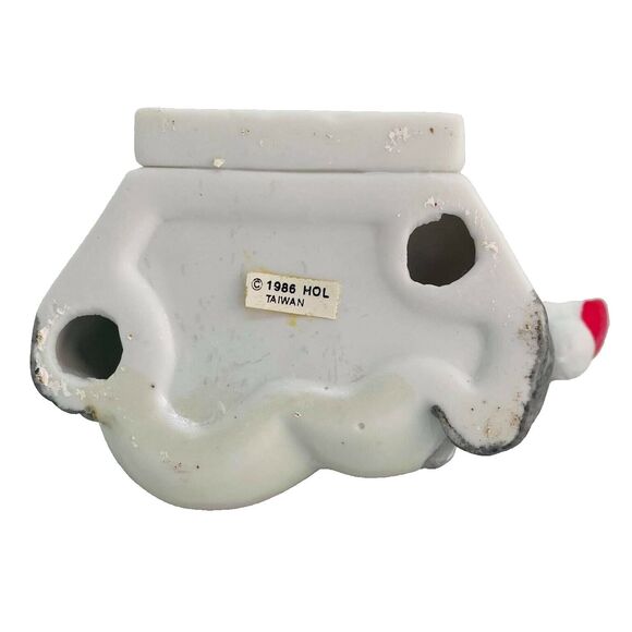 Vintage Mice Table Napkin Holder Christmas  House of Lloyd Around The World 1986 - Picture 8 of 10